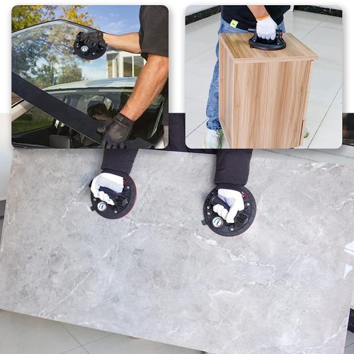 2x UCHWYT PRZYSSAWKA Z MANOMETR POMPKĄ DO GLAZURY PŁYTEK 300KG MECHANICZNA na Arena.pl