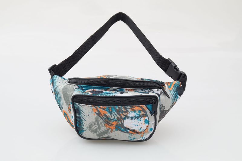 NERKA saszetka biodrówka damska polska baseball N106 kolorowa zdjęcie 4