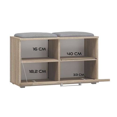 Szafka na obuwie Opal OPAL DĄB SONOMA na Arena.pl