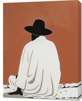 Obraz 70x90cm Rozmyślania w Oddali