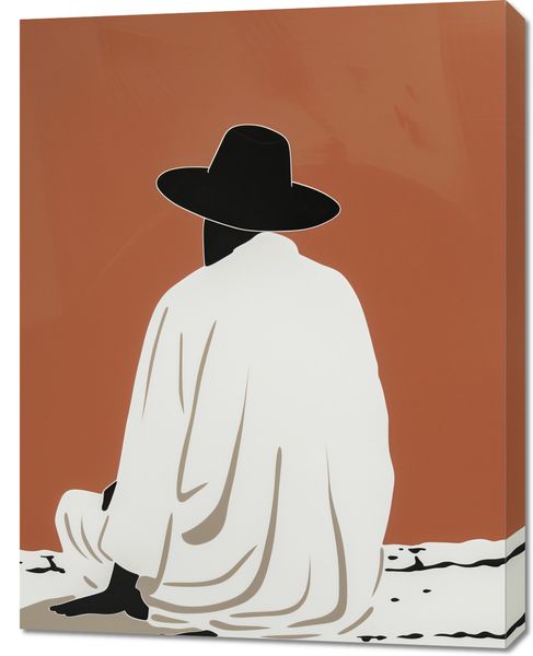 Obraz 70x90cm Rozmyślania w Oddali zdjęcie 1