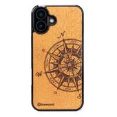 drewniane etui bewood do iphone 16 plus traveler merbau