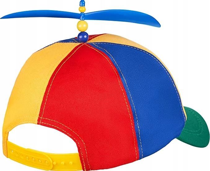 CZAPKA ZE ŚMIGŁEM Z DASZKIEM NA GŁOWĘ LATO PRZECIWSŁONECZNA WIATRAK zdjęcie 12