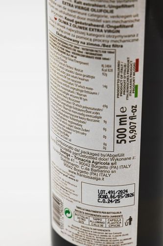 Włoska oliwa extra vergine z Sycylii 500ml|Olio Mio ŚWIEŻY ZBIÓR 10-11.2024 na Arena.pl
