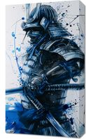 Obraz 40x70cm Samuraj w Błękicie