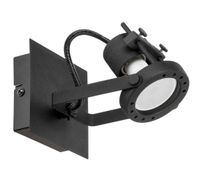 LAMPA PLAFON TECHNIK BLACK 1 10X10CM GU10 CZARNY METAL