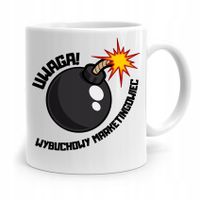 Dla Marketingowca Kubek Wybuchowy Marketingowiec Z Nadrukiem Ze Zdjęciem