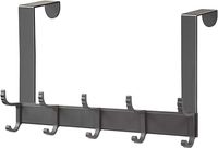 wieszak na ubrania 5 haczyków metalowy 33cm