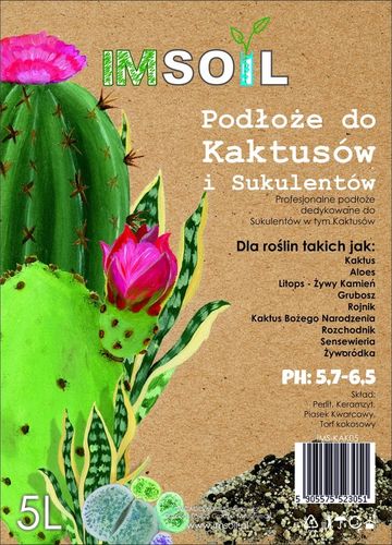IMSOIL Ziemia Dedykowana do KAKTUSÓW i SUKULENTÓW 10L na Arena.pl