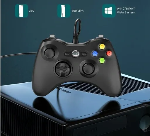 GAMEPAD PAD do XBOX 360 PC KONSOLI USB DUAL SHOCK zdjęcie 9