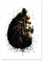 Plakat pokój dziecka niedźwiedzie 50x70 cm