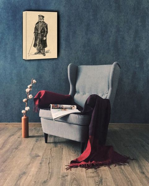 Orphan Man, Vincent van Gogh - obraz na płótnie 50x70 cm zdjęcie 2