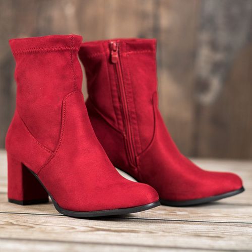 Czerwone Wsuwane Botki r.36 na Arena.pl