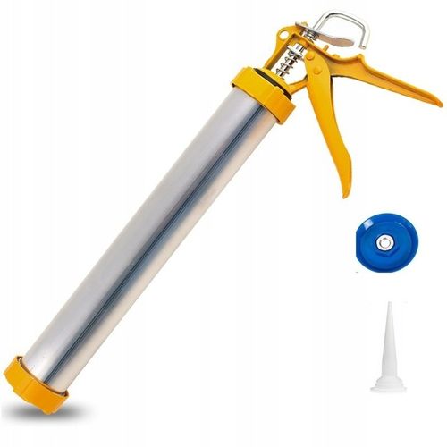 Wyciskacz pistolet do silikonu akrylu mas 380ml - 600ml (kiełbasa) na Arena.pl