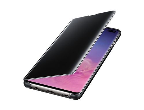 Etui Clear View Cover S10+ czarne na Arena.pl