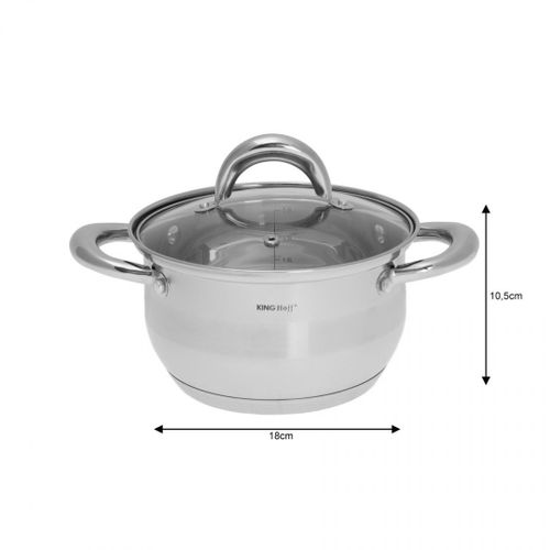 GARNKI KiNGHOFF SILVER 10 ELE KH-1096 na Arena.pl