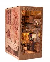 DIY MINIATUROWY DOMEK - Pracownia uczonego | Book Nook | DIY | Puzzle 3D