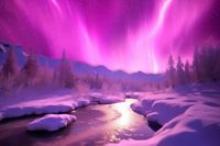 Plakat 45x30cm Aurora Nad Niebiem
