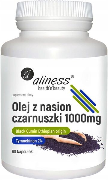 Olej Z Czarnuszki Tłoczony Na Zimno W KAPSUŁKACH zdjęcie 1