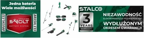 STALCO Kosiarka akumulatorowa z napędem 4x AKU ład na Arena.pl