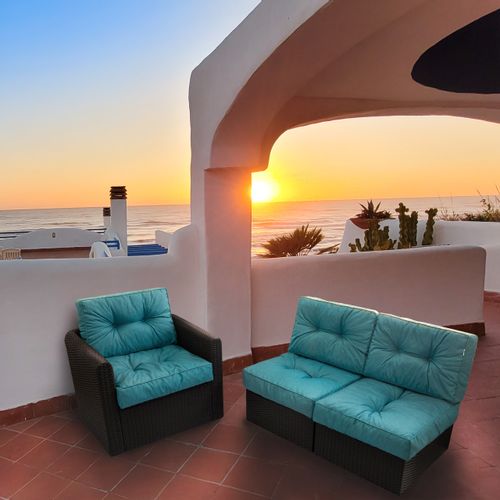 Poduszka ogrodowa KAJA na fotel, meble technorattan taras balkon 59x59 na Arena.pl