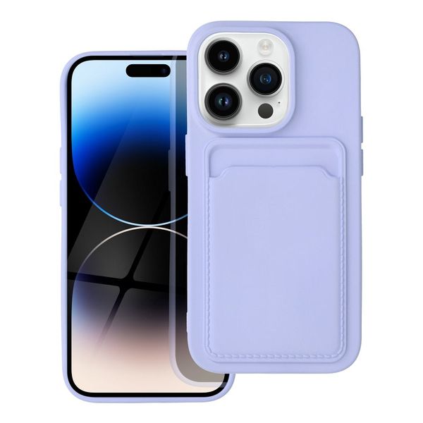 Futerał CARD CASE do IPHONE 14 Pro fioletowy zdjęcie 1