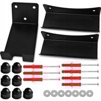 WIESZAK NA ROWER UCHWYT ŚCIENNY Z ZABEZPIECZENIEM KOŁKI ŚRUBY UCHWYT