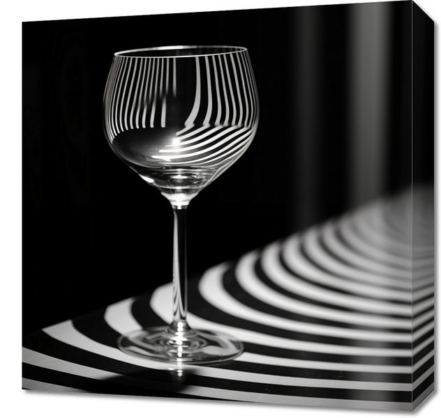 Obraz 50x50cm Refleksje nad Szkłem zdjęcie 1