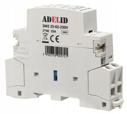 STYCZNIK MODUŁOWY 25-02 230V 20A 25A 1P 2NC 1-FAZ na Arena.pl