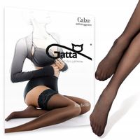 GATTA MICHELLE 01 pończochy samonośne z koronką KOLORY lycra - 3/4