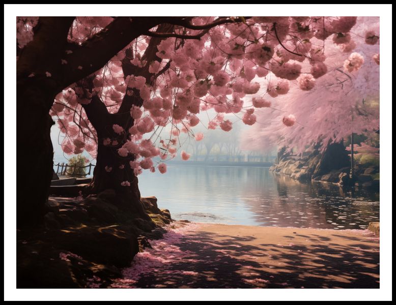 Plakat 100x75cm Spokój Sakury zdjęcie 3