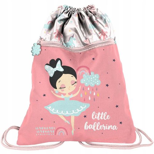 ZESTAW SZKOLNY 5-ELEMENTOWY TORNISTER DZIEWCZĘCY BALERINA BALETNICA PASO na Arena.pl