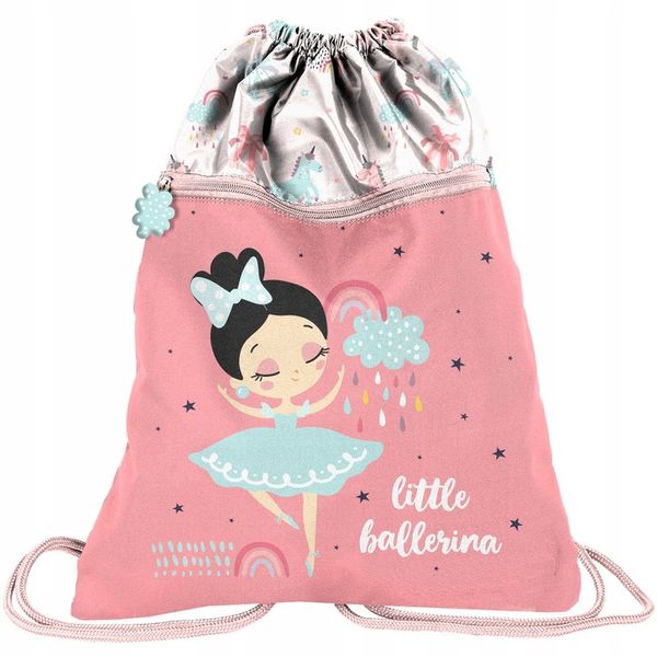 ZESTAW SZKOLNY 5-ELEMENTOWY TORNISTER DZIEWCZĘCY BALERINA BALETNICA PASO zdjęcie 4