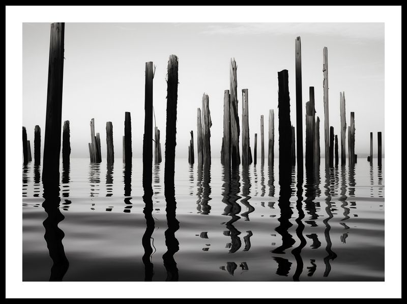 Plakat 70x50cm Refleksje Nad Wodą zdjęcie 3