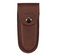 Etui pokrowiec na nóż składany 2wolfs skóra brąz 12 cm x 4 cm x 2 cm