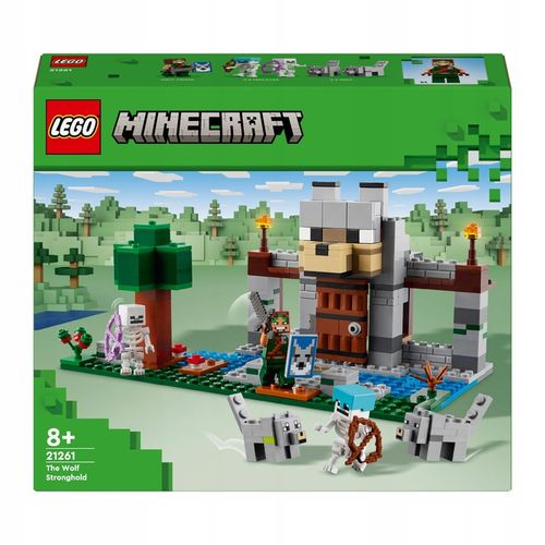 LEGO Minecraft 21261 Wilcza Twierdza Zamek Treser Wilków 2x Szkielet 2xWilk na Arena.pl
