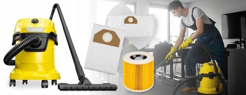 10x WORKI DO ODKURZACZA KARCHER WD3 WD2 SE4001 PLUS KWD V-17 V-15 V12 FILTR na Arena.pl