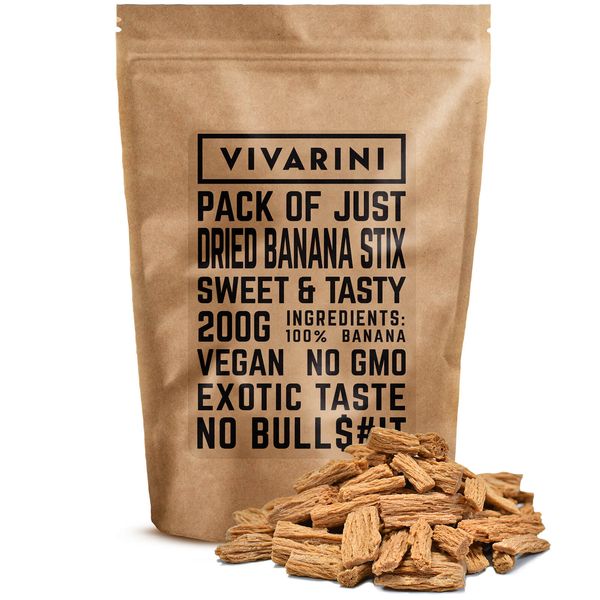 Vivarini – Suszone stixy bananowe 200 g zdjęcie 1