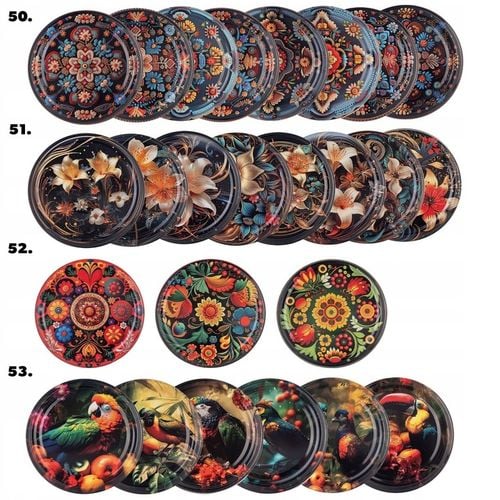 SŁOIK 720 ml SŁOIKI NA PRZETWORY MIÓD OGÓRKI WIECZKA ZAKRĘTKI 24 SZT FI 82 na Arena.pl