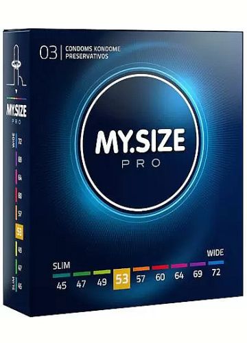 Prezerwatwywy MY.SIZE Pro 53 mm - 3 szt zdjęcie 1