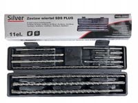 Zestaw wierteł SDS+ Silver S10415 do betonu 11 szt. w walizce