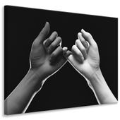 Obraz Na Ścianę DŁONIE Abstrakcja Posąg 3D Minimalizm 120cm x 80cm