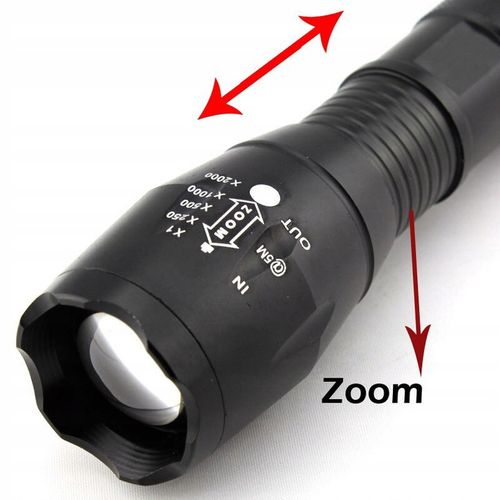 Latarka LED CREE XML-T6 - ZOOM na Arena.pl