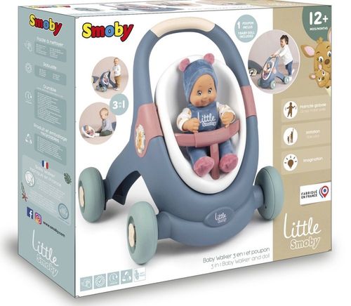 Smoby Little Wózek Pchacz Zestaw z Lalką Gondola na Arena.pl