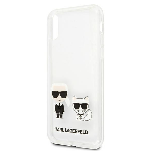 Etui Karl Lagerfeld do iPhone XS Max, Przezroczysty zdjęcie 6