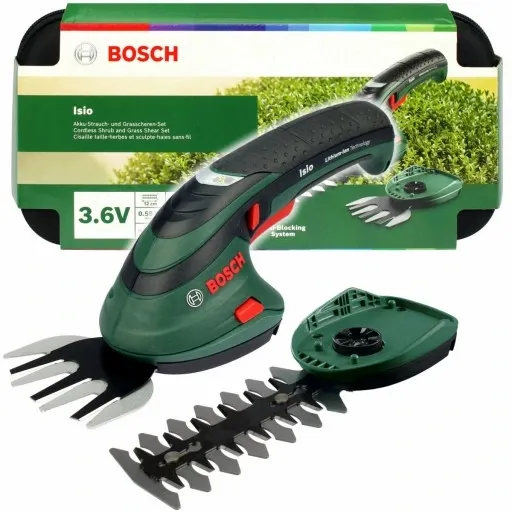 NOŻYCE ISIO 3 BOSCH 2 NOŻE do trawy krzewów zdjęcie 1