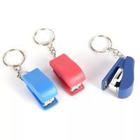 Breloczek Mini Zszywacz na Zszywski rozmiar no.10 Biurowy Podręczny Small