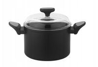 GARNEK 20X14CM Z POKRYWĄ NOIS SILVER 4,2L Z POWŁOKĄ GREBLON C 3+