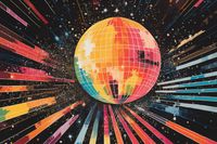 Plakat 45x30cm Disco Gra!