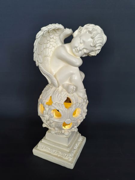 SOLARNY ANIOŁ LED ANIOŁEK 26CM SOLARNA OGRODU zdjęcie 2